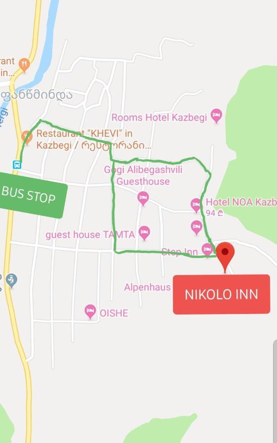 Nikolo Inn Kazbegi Esterno foto